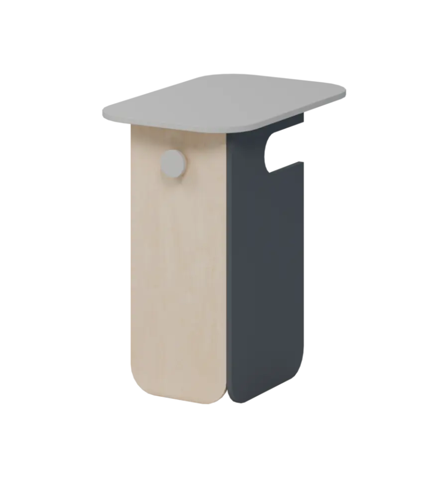RGM 80 L stůl přídavný, levý, deska 18 mm, 820x800x500, slonová